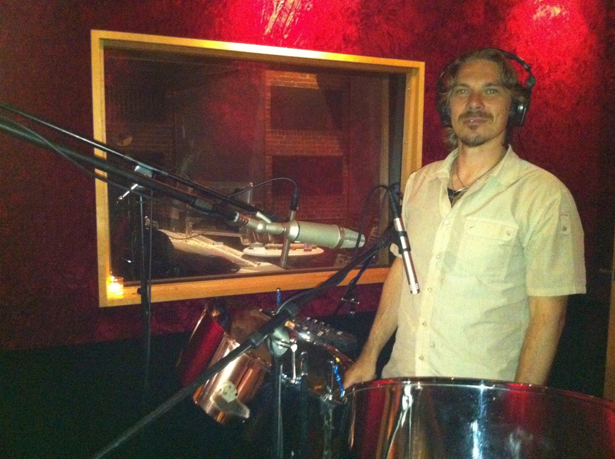 Joseph Tracking Steelpans for Babylon Saints EP. 